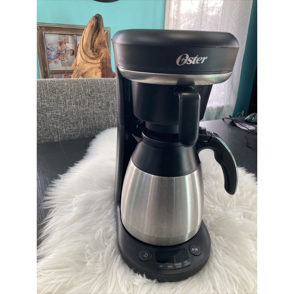 Oster Pod + Coffee Maker Combo Brewer Black BVST-SS12XTH-033 Tested Works